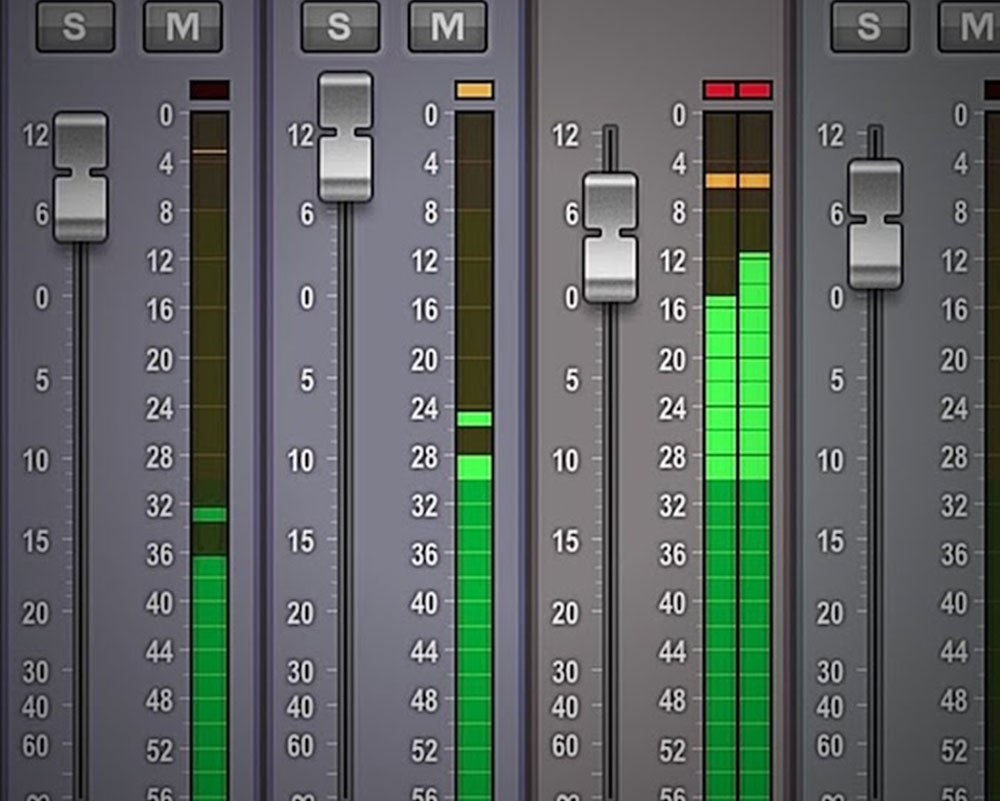 Faders pro tools